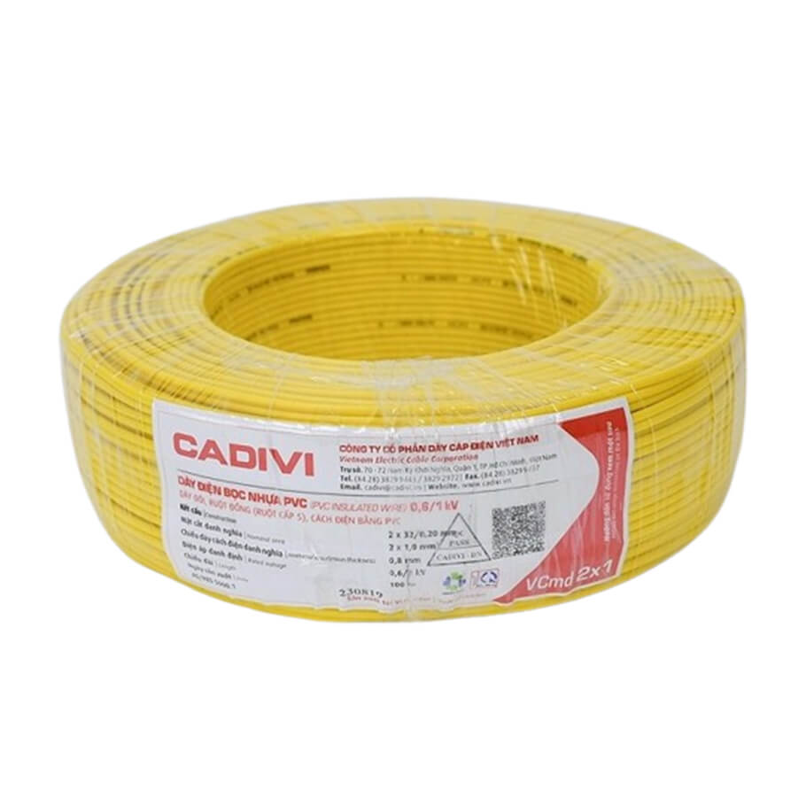 Dây điện CADIVI VCmd 2x1.0